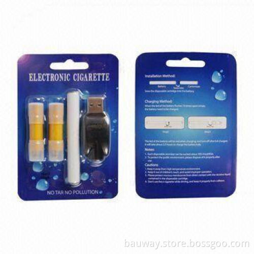 Electronic Cigarette Cartridges with Two Cartomizer, One Battery and One USB, 150mAh Capacity
